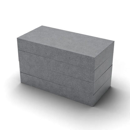 EPS Dämmplatte WLG 031 grau (Graphit), 150 mm stark, 1000 x 500 mm – Paket mit 4 Platten (2,0 m²)