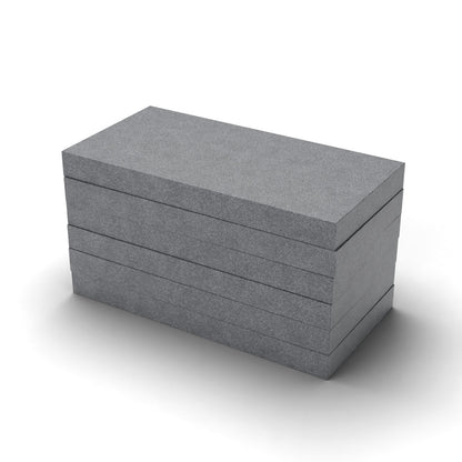 EPS Dämmplatte WLG 031 grau (Graphit), 90 mm stark, 1000 x 500 mm – Paket mit 6 Platten (3,0 m²)