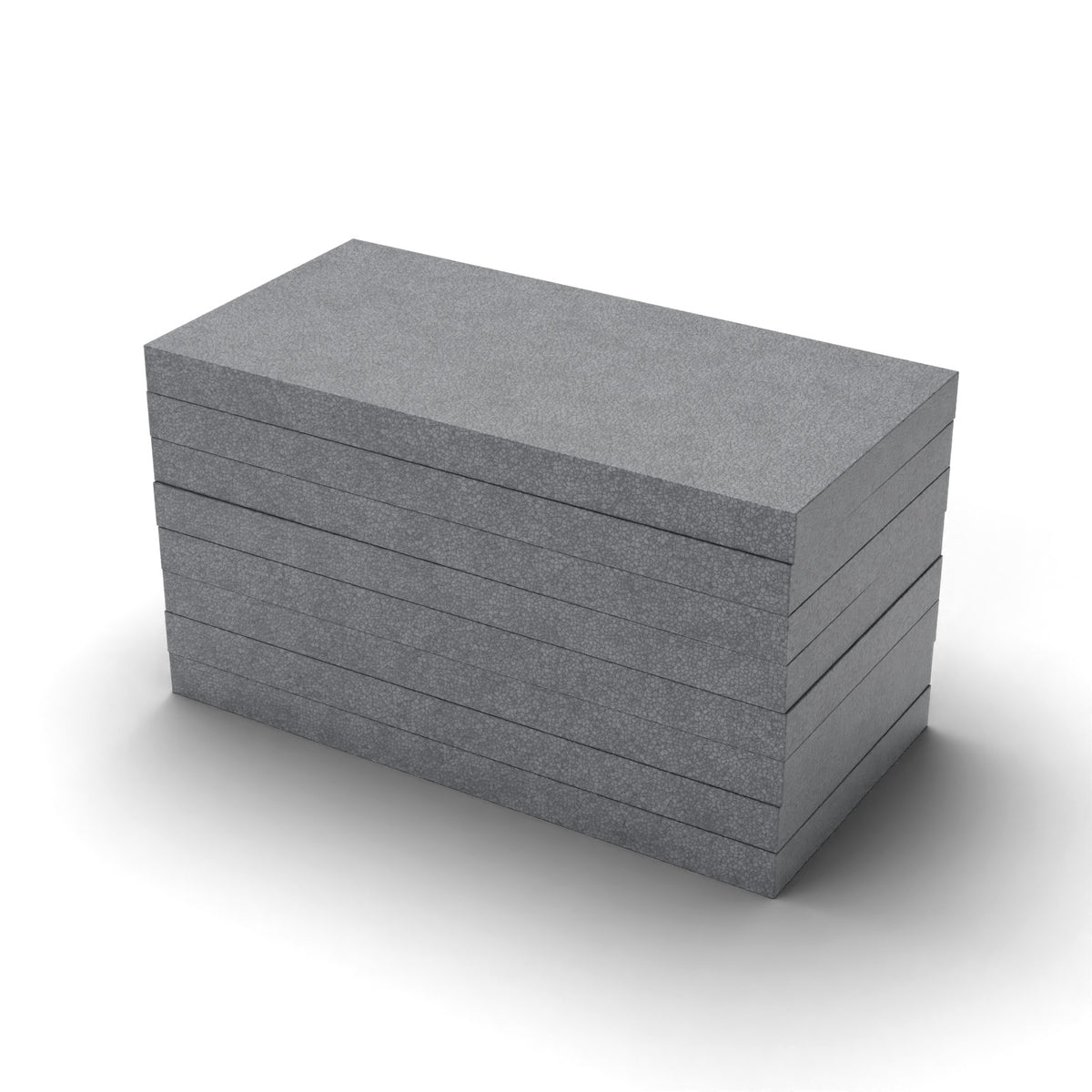 EPS Dämmplatte WLG 032 grau (Graphit), 70 mm stark, 1000 x 500 mm – Paket mit 8 Platten (4,0 m²)