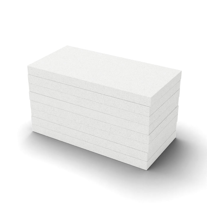 EPS Dämmplatte WLG 038 weiß, 70 mm stark, 1000 x 500 mm – Paket mit 8 Platten (4,0 m²)