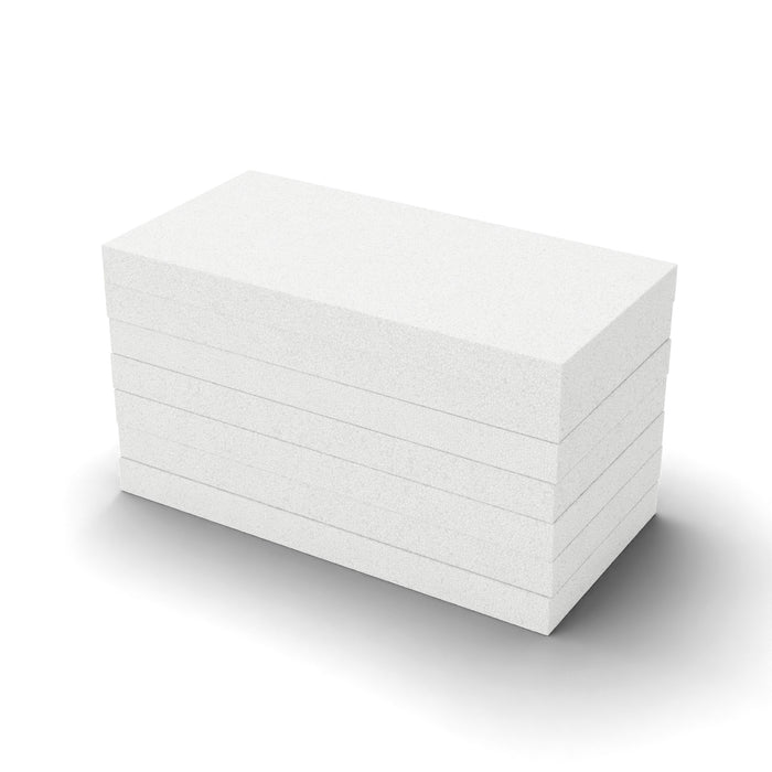 EPS Dämmplatte WLG 038 weiß, 80 mm stark, 1000 x 500 mm – Paket mit 7 Platten (3,5 m²)