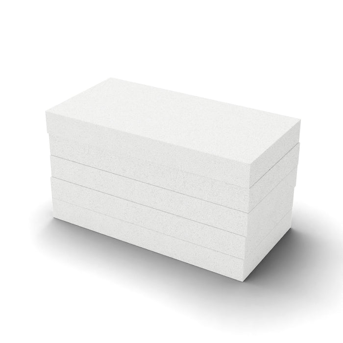 EPS Dämmplatte WLG 040 weiß, 110 mm stark, 1000 x 500 mm – Paket mit 5 Platten (2,5 m²)