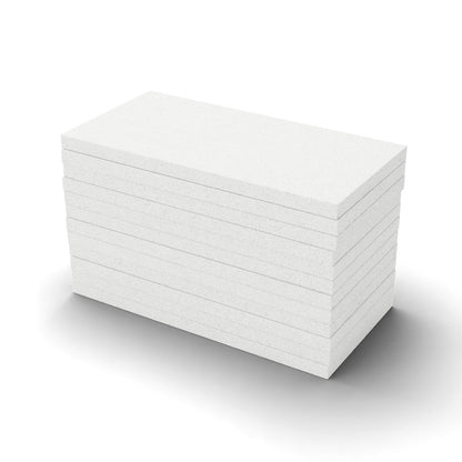 EPS Dämmplatte WLG 040 weiß, 50 mm stark, 1000 x 500 mm – Paket mit 12 Platten (6,0 m²)