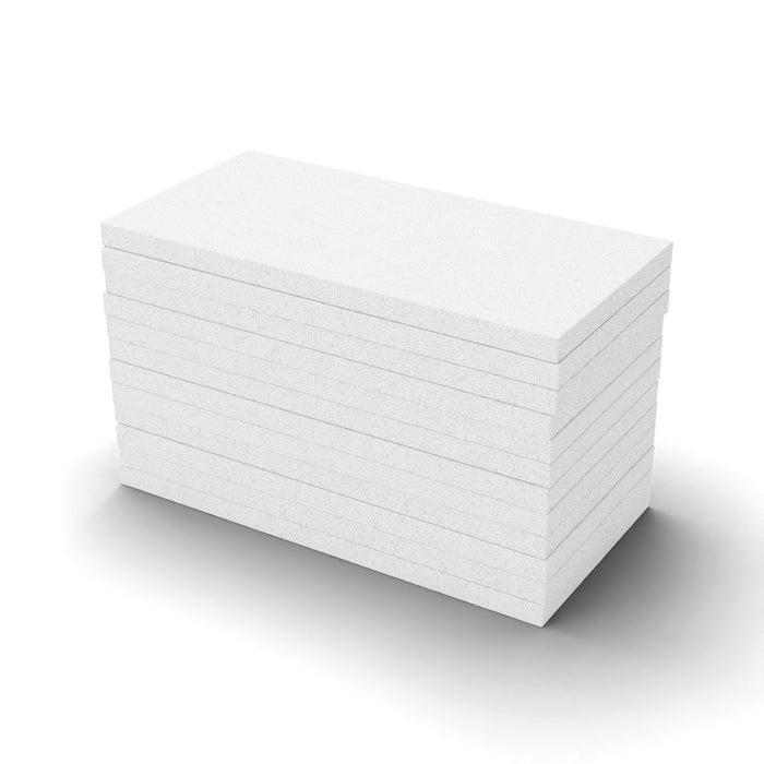 EPS Dämmplatte WLG 042 weiß, 50 mm stark, 1000 x 500 mm – Paket mit 12 Platten (6,0 m²)