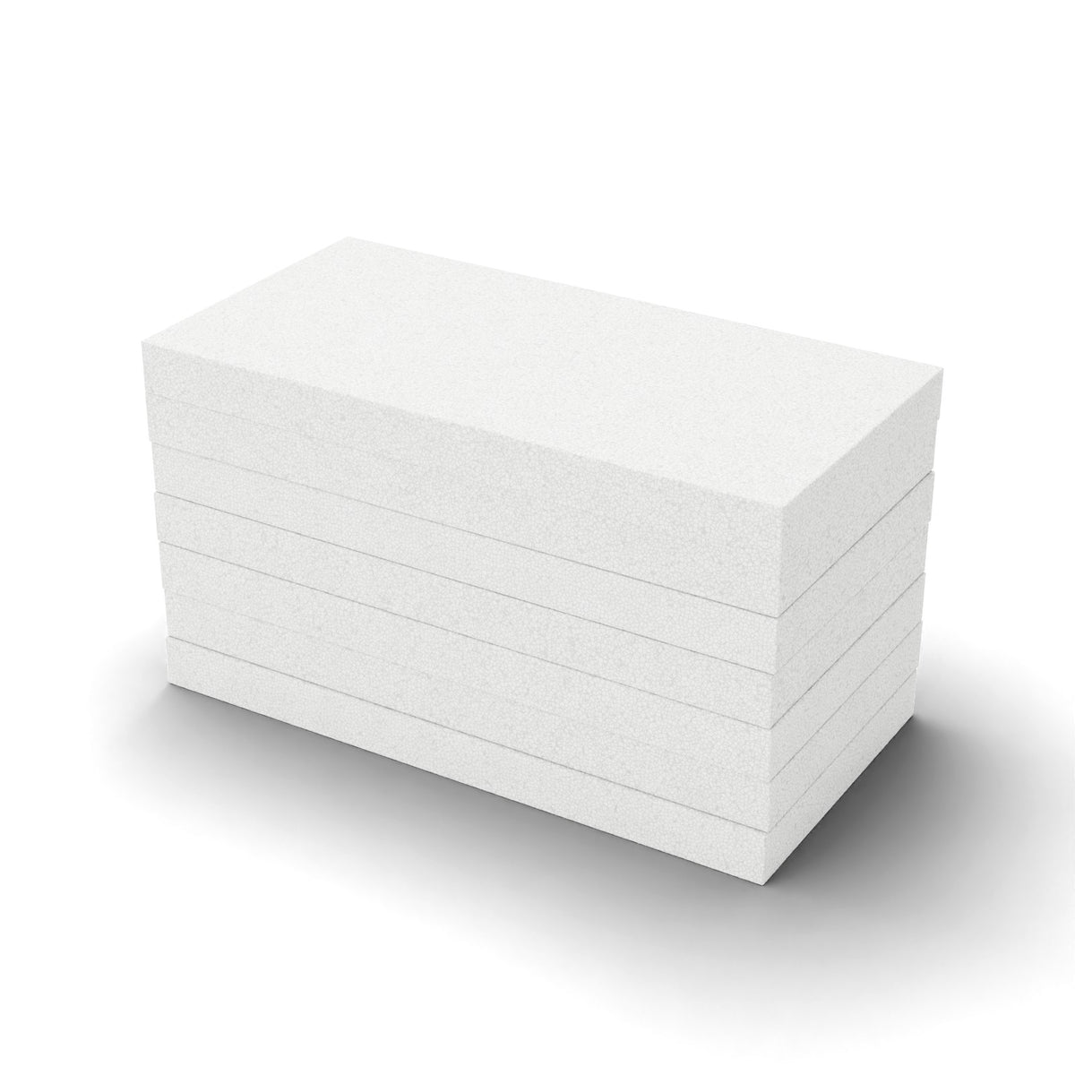 EPS Dämmplatte WLG 042 weiß, 80 mm stark, 1000 x 500 mm – Paket mit 7 Platten (3,5 m²)